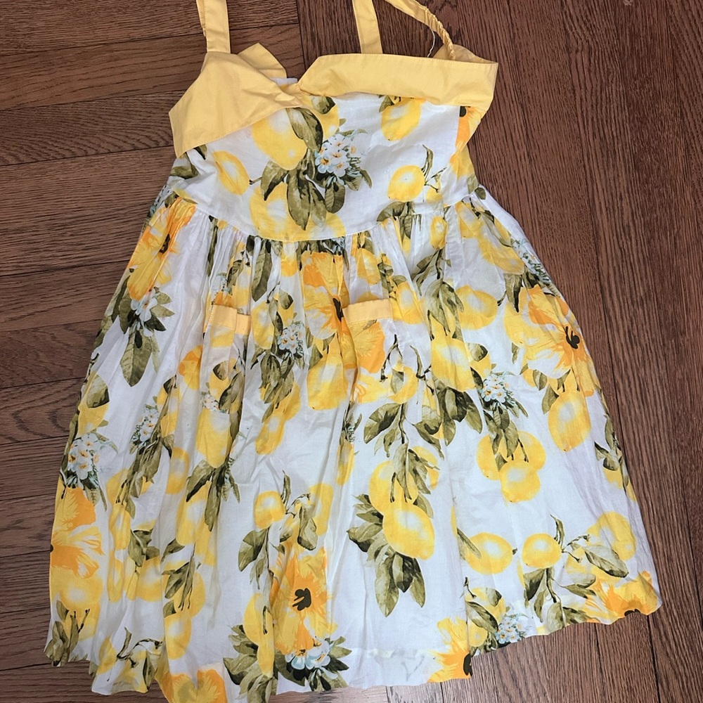 Rachel Riley Yellow and Green Sundress